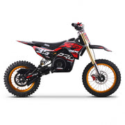 MX1 XTM MXPRO 60V 2000W Lithium Electric Dirt Bike Big 14/12" Gold Wheel