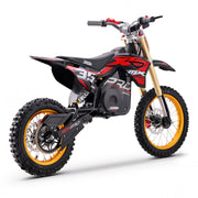 MX1 XTM MXPRO 48V 2000W Lithium Electric Dirt Bike Big 14/12" Gold Wheel