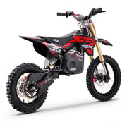 MX1 XTM MXPRO 60V 2000W Lithium Electric Dirt Bike Big 14/12" Black Wheel