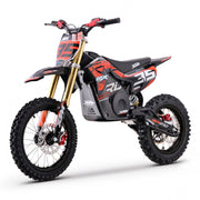 MX1 XTM MXPRO 60V 2000W Lithium Electric Dirt Bike Big 14/12" Black Wheel
