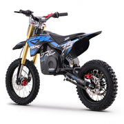 MX1 XTM MXPRO 60V 2000W Lithium Electric Dirt Bike Big 14/12" Black Wheel