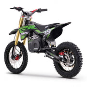 MX1 XTM MXPRO 60V 2000W Lithium Electric Dirt Bike Big 14/12" Black Wheel