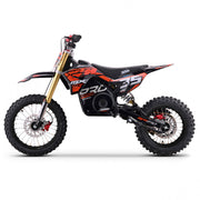 MX1 XTM MXPRO 60V 2000W Lithium Electric Dirt Bike Big 14/12" Black Wheel
