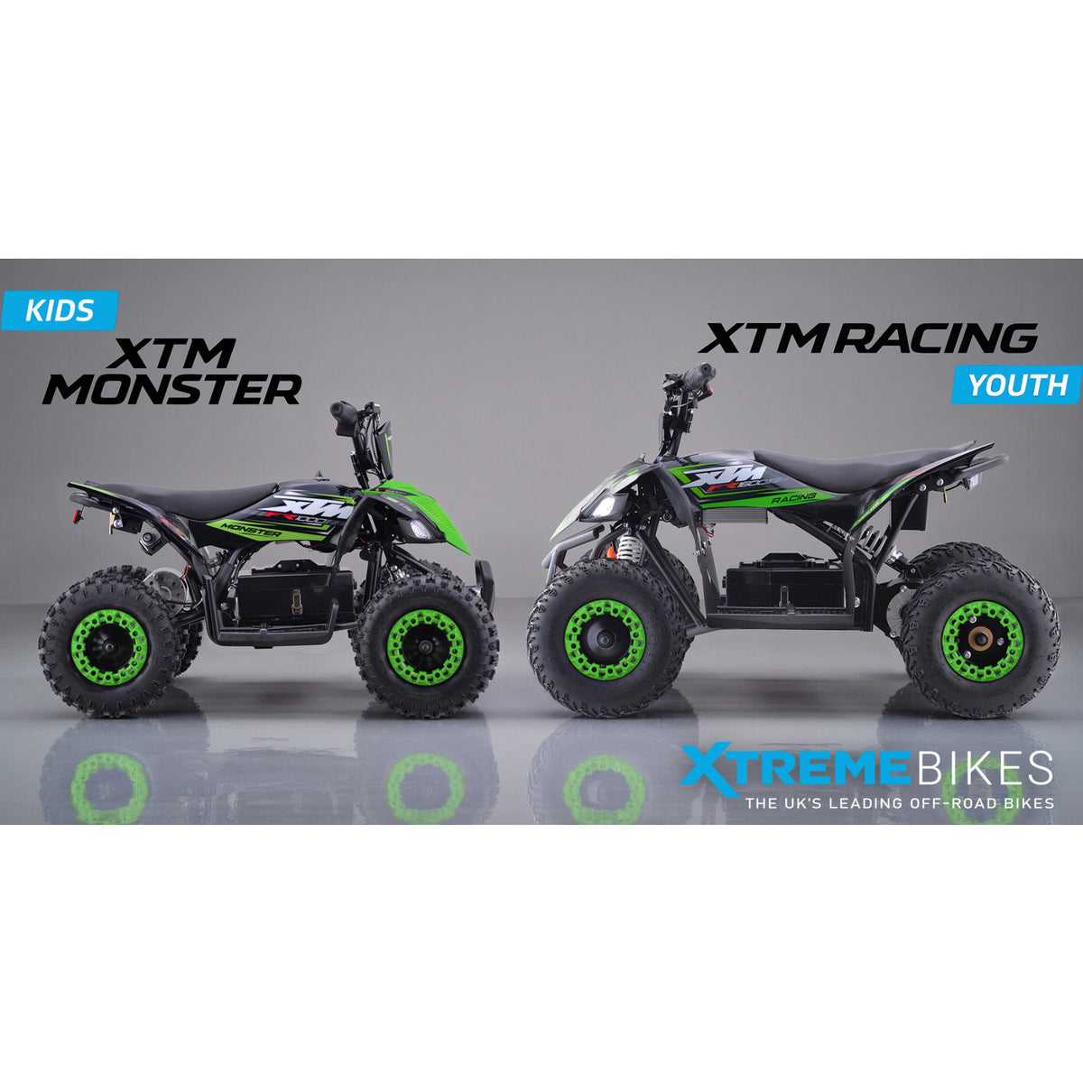 MX1 XTM Racing 48V 1600W Lithium Youth ATV Quad Bike