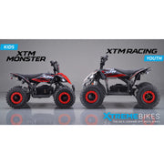 MX1 XTM Racing 48V 1600W Lithium Youth ATV Quad Bike