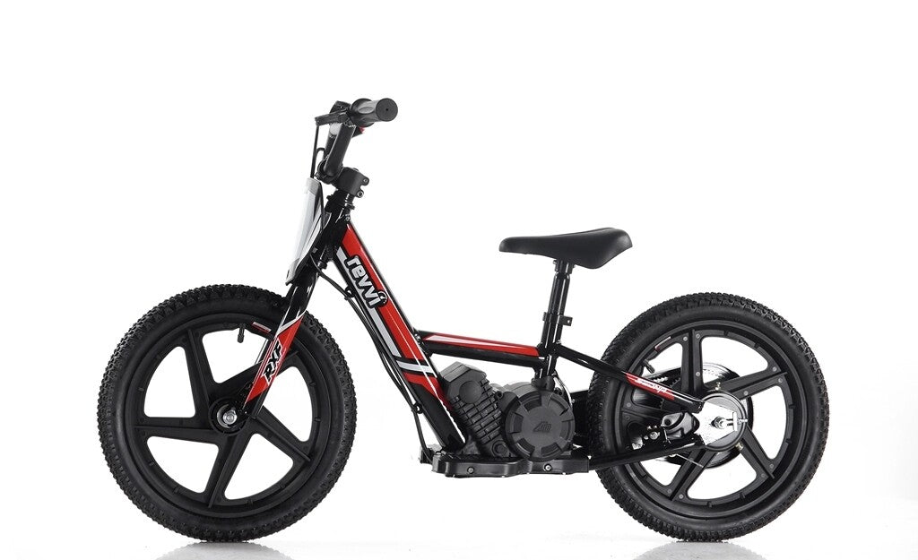 JULY PRE ORDER - Revvi Junior 16” Electric bike (Big wheel) RED - MotoX1 Motocross ATV 