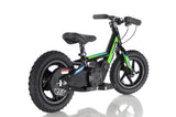 FEBRUARY  PRE ORDER -  12” Kids Electric Bike - Green - MotoX1 Motocross ATV 