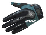 WHITE - WULFSPORT Cub Attack Kids Junior Motorbike Motocross Gloves - MotoX1 Motocross ATV 