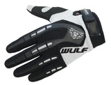 RED - WULFSPORT Cub Attack Kids Junior Motorbike Motocross Gloves - MotoX1 Motocross ATV 