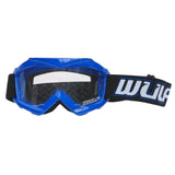 BLUE - Wulfsport Cub Tech Motocross Goggles Kids Youth MX Off Road Dirt Bike Goggles - MotoX1 Motocross ATV 