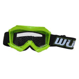 WHITE - Wulfsport Cub Tech Motocross Goggles Kids Youth MX Off Road Dirt Bike Goggle - MotoX1 Motocross ATV 