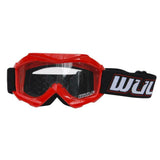 WHITE - Wulfsport Cub Tech Motocross Goggles Kids Youth MX Off Road Dirt Bike Goggle - MotoX1 Motocross ATV 