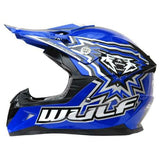 WULFSPORT CUB FLITE-XTRA  KIDS MX HELMET - RED - MotoX1 Motocross ATV 